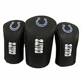Indianapolis Colts NFL Mesh Barrel Headcovers (Set of 3) by McArthur Golf.
