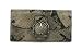 Coach Soho Leather Embossed Python Print Slim Envelope Wallet 45684 Black Grey