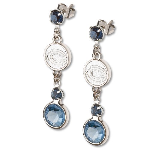Chicago Bears Crystal Logo Earrings