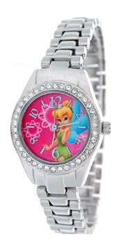 Disney #41483 Women's Tinkerbell Watch with Metal Band