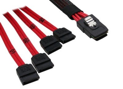 DELOCK Kabel SAS int. 36pin-4x SATA 1m Preisvergleich