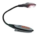 GTMax Black Flexible Clip On LED Book Light