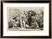 Pyrrhus King of Epirus Invading Italy Defeats the Romans at Asculum Framed Art Poster Print by H. Leutemann, 32x24