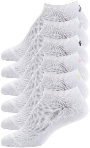 New Balance Women's Mesh No Show Liner 6-Pack Sock