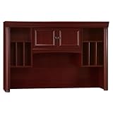 Bush Furniture Birmingham Executive Hutch for Credenza, Harvest Cherry
