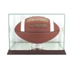 Perfect Cases Glass Football Rectangle Display Case with Mirror