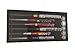 Pro UV 5 Baseball Bat Display Case Holder Rack Wall Mount Cabinet, Horizontal/Vertical (Black Finish)