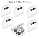 6 in 1 Pack UMD Clam Shell Cases for Sony Playstation Portable PSP