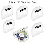 6 in 1 Pack UMD Clam Shell Cases for Sony Playstation Portable PSP