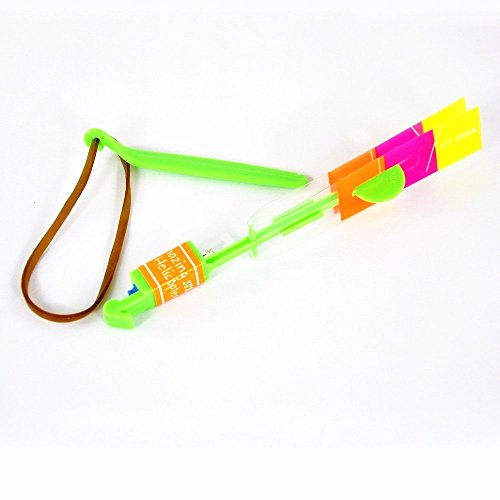 Amazing LED Light Arrow Rocket Helicopter Flying Toy Party Fun Gift
