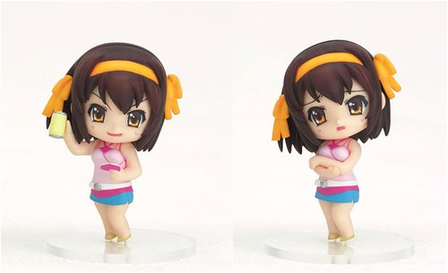 涼宮ハルヒの憂鬱 ABS&PVC製塗装済みトレーディング可動フィギュア ねんどろいど ぷち 涼宮ハルヒの憂鬱#02/1ボックス