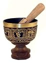 Tibetan Singing Bowl- Black 4 Inches