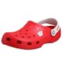 crocs 2 Print Collegiate Beach Clog,Wisconsin (Red),XX-Large (M12-13)