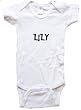 LILY / Hurry Up - Name-series - White or Pink Onesie / Baby T-shirt