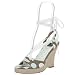 Not Rated Women's Review Wedge Sandal,Brown,8.5 M