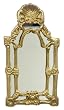 Dollhouse Miniature Elaborate Tall Gold Mirror