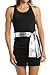 Womens Glamorous Sequin Sequence Fashion Sash Silver Medium/Large