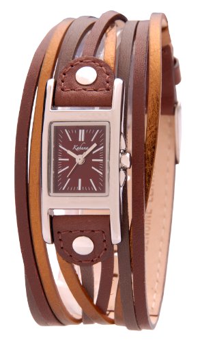 Kahuna Ladies Watch KLS-0049L with Brown Dial and Brown Leather Strap