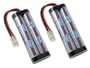 Two pcs Tenergy Propel 7.2V 4200mAh Flat NiMH High Power (40A Drain Rate) Battery Packs with Tamiya Connectors for RC Cars