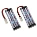 Two pcs Tenergy Propel 7.2V 4200mAh Flat NiMH High Power (40A Drain Rate) Battery Packs with Tamiya Connectors for RC Cars