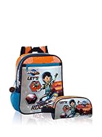 Disney Mochila + Estuche Miles From Tomorrow (Naranja)
