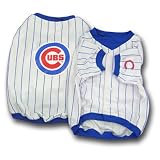 Chicago Cubs Dog Puppy Jersey LARGE L Officially Licensed MLB Baseball