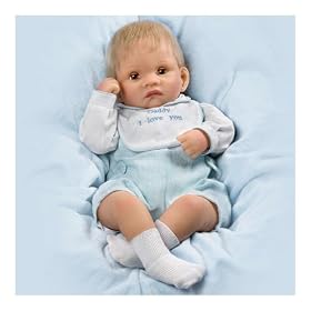 So Truly Real Touch-Activated Realistic Baby Doll: Kyle Kisses Doll by The Ashton-Drake... by The Ashton-Drake Galleries