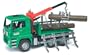 Bruder Toys Man Timber Truck with Loading Crane and 3 Trunks