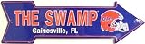 America sports Florida Gators The Swamp Arrow Sign Parking Signs Street Signs Novelty Signs Metal Signs