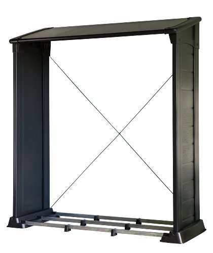 Chalet-Jardin 12BUCHER Abri Bûche pour le Jardin Noir
