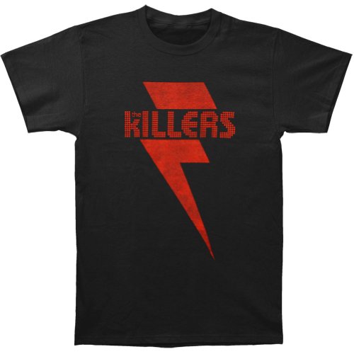 Killers Men's Red Bolt T-shirt Black