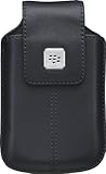 BlackBerry 8900, 8520 Leather Swivel Holster (Dark Blue)