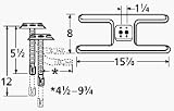 'Burner Asmby, H Twn 1.25 , Ss, 15.875 X 8; Arkla, B-M, Chg, Olympia'