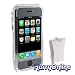 3 Piece Value Combo Deal: Crystal Clear Snap-On/Clip-on Hard Case + Car/Vehicle Charger + USB Data Cable for Apple iPhone. The Case/Cover/Skin/ Comes with a Removable Belt Clip and the Car Charger and USB Data Cable Work for iPod Mini, Nano, Classic, Touch