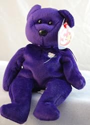 Ty Beanie Babies - Princess the Purple Bear (Princess Diana)