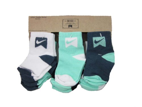 Nike Baby Toddler Socks White Black Green Grey