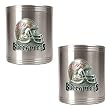 Tampa Bay Buccaneers 2pc Stainless Steel Can Holder Set- Helmet Logo NFL Football