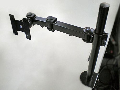 上海問屋 シングルモニターアーム（2関節モデル） DN-ARM192