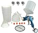 DeVILBISS HVLP FinishLine&reg; 3 VALUE SPRAY GUN KIT with 3 Tips, Starter DeKUPS Kit (24 oz.), Air Valve Regulator w-Gauge
