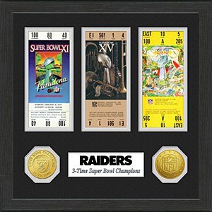 Oakland Raiders Super Bowl Championship Ticket Collection