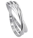 Sterling Silver Triple Band Thumbring Thumb Ring Size 5, 6, 7, 8, 9, 10