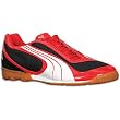 PUMA v5.08 SL IT Indoor Soccer Shoes (Black/PUMA White/Red) Image of PUMA v5.08 SL IT Indoor Soccer Shoes (Black/PUMA White/Red)