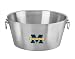 NCAA Michigan Wolverines Doublewall Insulated Stainless Steel Party Tub, 19-Inch