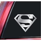 Superman Vinyl Decal Sticker - Shiny Chrome