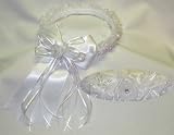 New WHITE Rhinestone Flower Girl/Pageant Halo (CR0050)