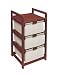 Baby : Badger Basket Company Three Drawer Hamper/Storage Unit in Cherry