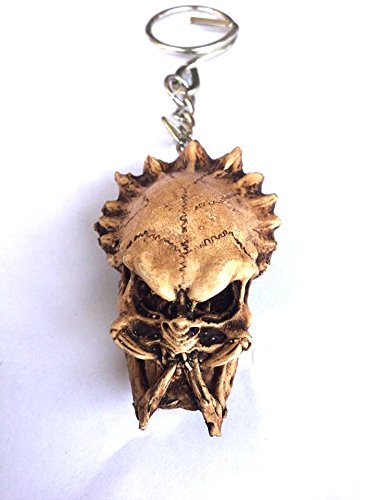 Berserker Mini Predator Keychain Biker Skeleton Keychain Ring Resin