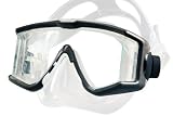New Tilos Single Lens Panoramic View Scuba Diving & Snorkeling Mask (Titanium)