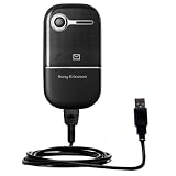 Klassisches USB Kabel f�r Sony Ericsson z258c mit Hot Sync und aufladen Einsatzm�glichkeiten - von Gomadic mit TipExchange Technology