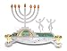 Dancing Hassidim Candleholders by Yossi Steinberg ( L7" W3.5" H5" )